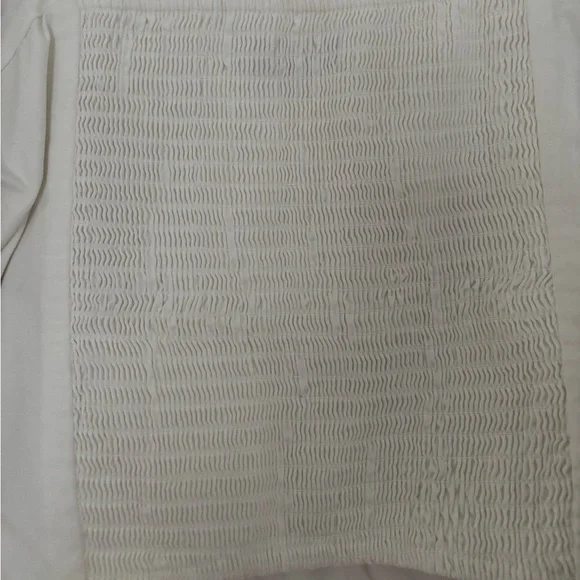Abercrombie & Fitch White Puff Sleeve Top - Picture 7 of 7
